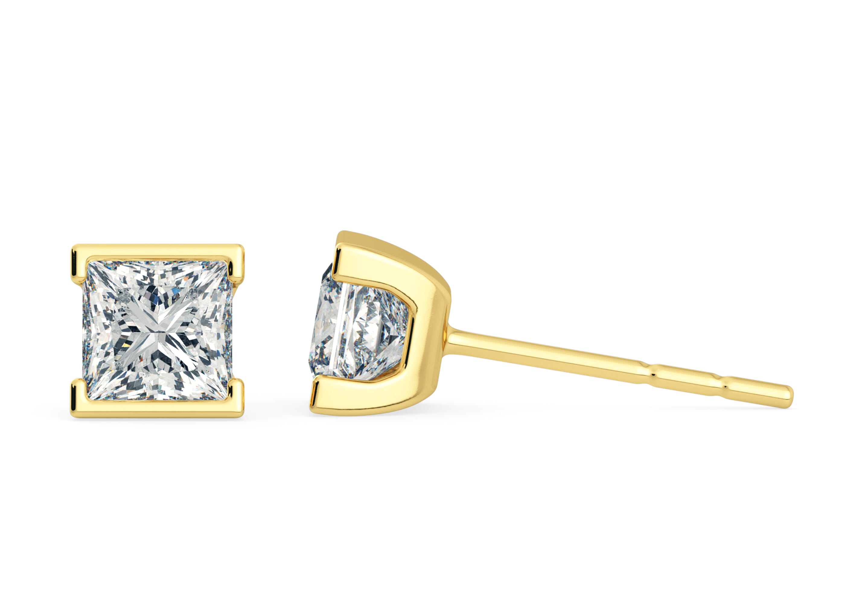Princess Cut Diamond Earrings | Quality Diamonds