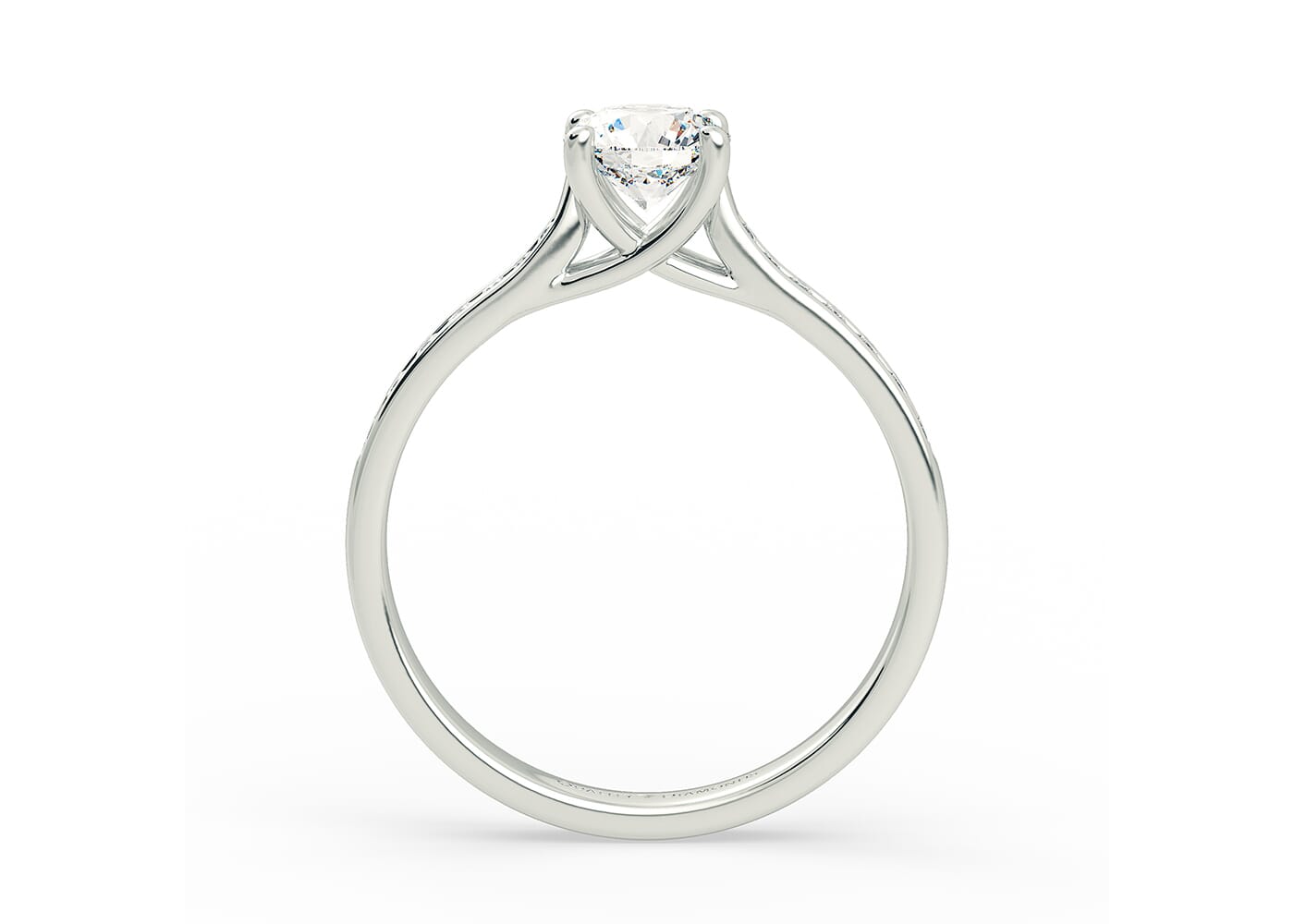 Diamond Set Mirabelle Diamond Ring in Platinum
