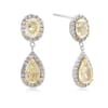 Custom Designed Hand Made Diamond Earrings