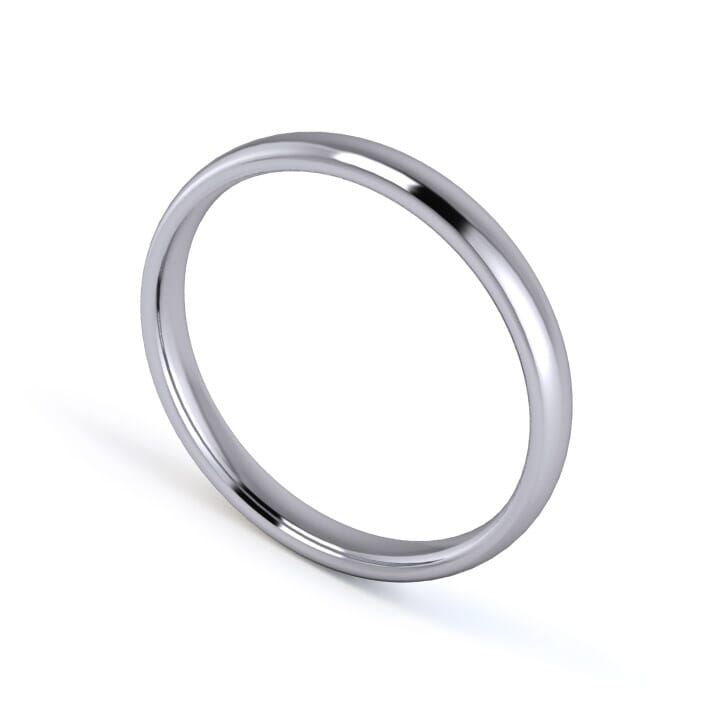 Slight Court Wedding Rings